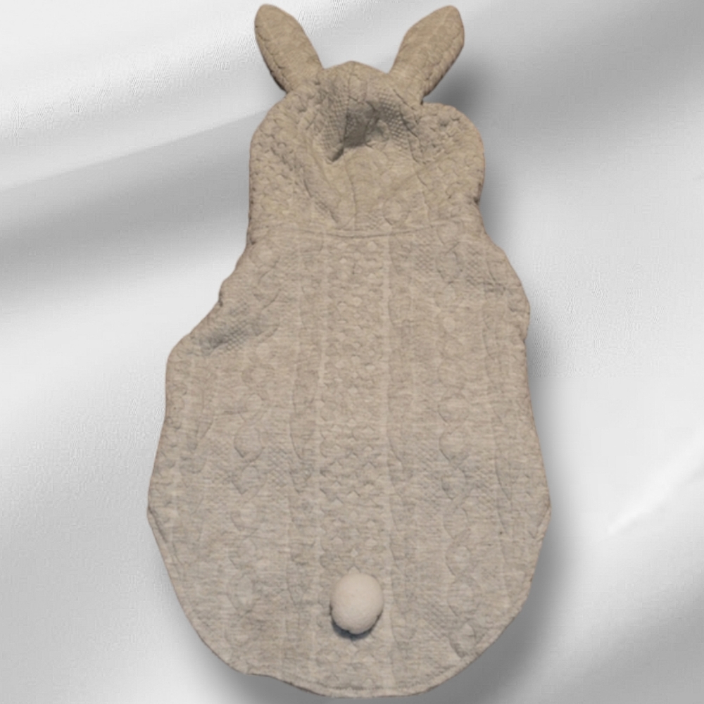 DOG/CAT GREY BUNNY RABBIT COSTUME - Picture 4 of 5